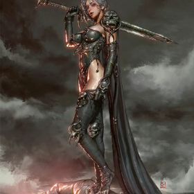 细腻与野性 韩国画师