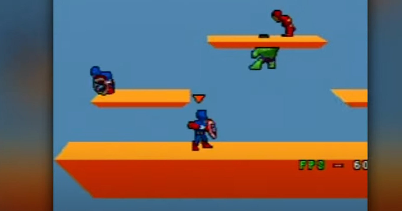 【一款《任天堂明星大乱斗》风格的漫威格斗游戏差点问世】《漫威超级英雄小队》于2009年推出,它的任天堂DS版由开发商Ha